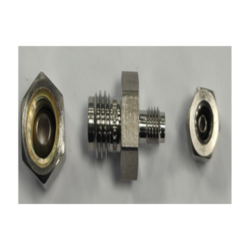 Triya items square (13) 1/8'' to 1/16'' Pressure fitting union - Image 1